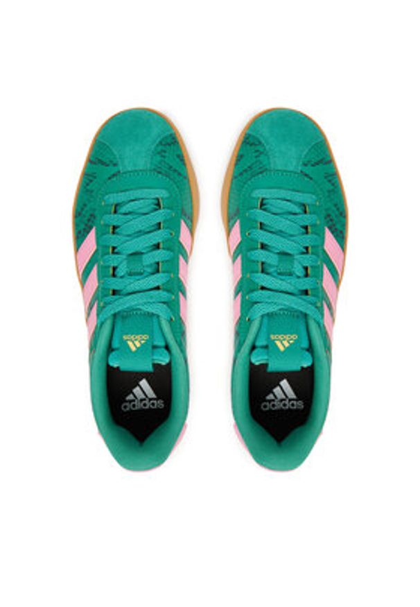 Adidas - adidas Sneakersy VL Court 3.0 JR8668 Zielony. Kolor: zielony. Materiał: skóra