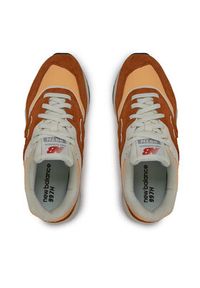 New Balance Sneakersy CW997HVR Pomarańczowy. Kolor: pomarańczowy. Materiał: zamsz, skóra