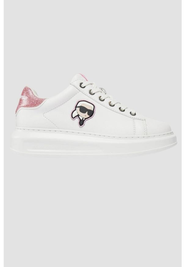 Karl Lagerfeld - KARL LAGERFELD Białe sneakersy Kapri Nft Lo Lace, Rozmiar 40. Kolor: biały