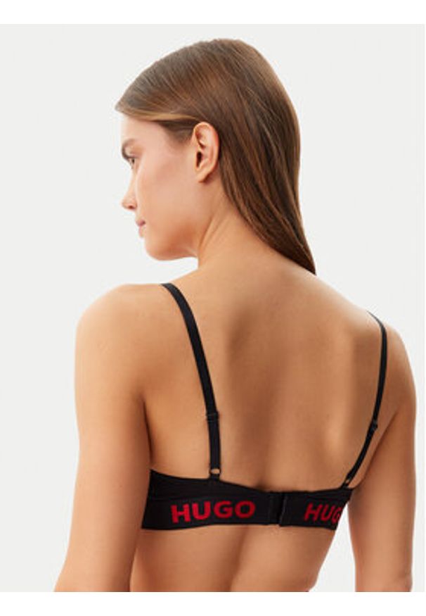 Hugo - HUGO Biustonosz braletka 50525383 Czarny. Kolor: czarny. Materiał: bawełna