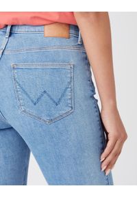 Wrangler - WRANGLER HIGH RISE SKINNY DAMSKIE SPODNIE JEANSOWE CALI BLUE W27HXR414 112145963