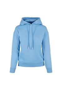 Damska bluza z kapturem Urban Classics (Grandes tailles). Typ kołnierza: kaptur. Kolor: niebieski #1