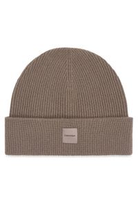Calvin Klein Czapka Chunky K60K612584 Beżowy. Kolor: beżowy. Materiał: kaszmir #1