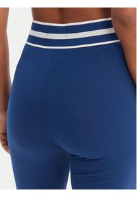 Emporio Armani Underwear Legginsy EW003673 AF19023 UB078 Granatowy Slim Fit. Kolor: niebieski. Materiał: bawełna #5