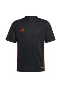Adidas - Koszulka dla dzieci adidas Tabela 23. Kolor: czarny, wielokolorowy, pomarańczowy. Materiał: materiał, poliester, jersey. Sport: piłka nożna #2