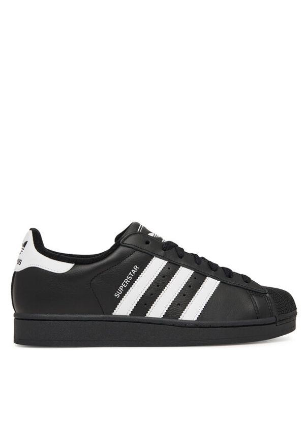 Adidas - adidas Sneakersy Superstar II JI0079 Czarny. Kolor: czarny. Materiał: skóra. Model: Adidas Superstar