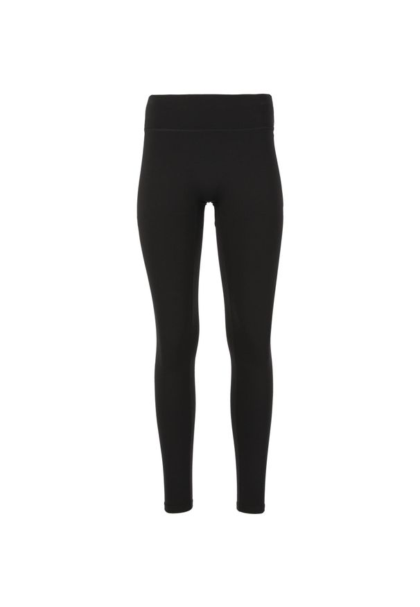 Damskie legginsy Athlecia Luxe. Kolor: czarny. Materiał: materiał. Sport: fitness
