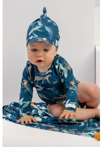 Jamiks czapka dziecięca Alvin kolor granatowy z cienkiej dzianiny. Kolor: niebieski. Materiał: dzianina