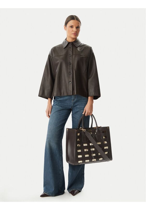 Marciano Guess Torebka G6GZ04 L0085 Brązowy ciemny. Kolor: brązowy. Materiał: skórzane