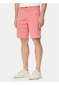 BOSS Szorty materiałowe 50536723 Czerwony jasny Slim Fit. Kolor: czerwony. Materiał: bawełna #1