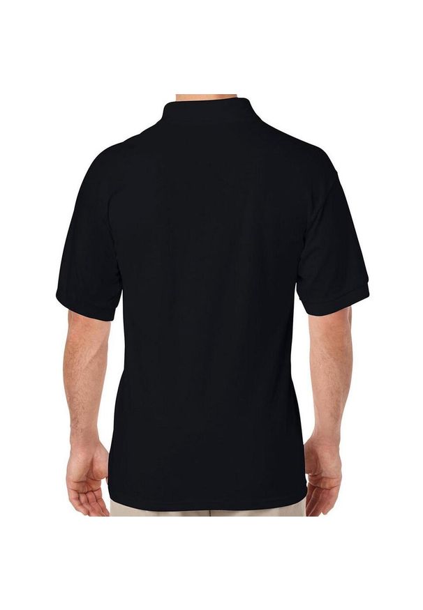GILDAN - Koszulka Polo Dla Dorosłych Unisex DryBlend. Typ kołnierza: polo. Kolor: czarny