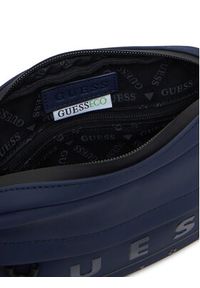 Guess Saszetka HMSOWR P5272 Granatowy. Kolor: niebieski. Materiał: skóra