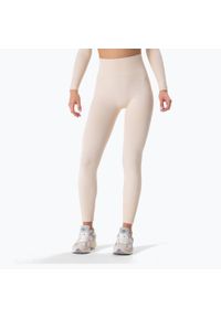 Legginsy Carpatree Allure Seamless. Kolor: beżowy. Materiał: materiał. Sport: fitness #1
