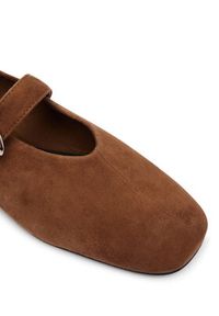 Tommy Jeans Baleriny Tjw Ballerina Suede EN0EN03067 Brązowy. Kolor: brązowy. Materiał: zamsz, skóra #6