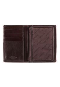 Wittchen - Męski portfel skórzany z podzielonym wnętrzem ciemny brąz. Kolor: brązowy. Materiał: skóra #6
