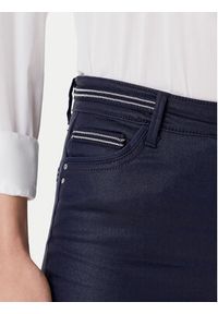 Morgan Spodnie materiałowe 212-PALONA Granatowy Slim Fit. Kolor: niebieski. Materiał: syntetyk, bawełna #5