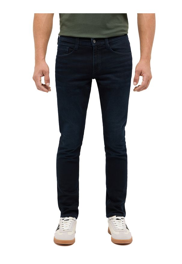 Męskie Spodnie jeansowe Mustang Style Oregon Slim Denim Blue 1017222 5000 802