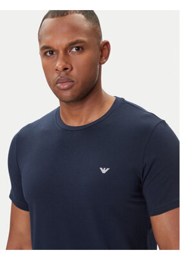 Emporio Armani Underwear Komplet 2 t-shirtów EM000391 AF10776 MB088 Kolorowy Regular Fit. Materiał: bawełna. Wzór: kolorowy