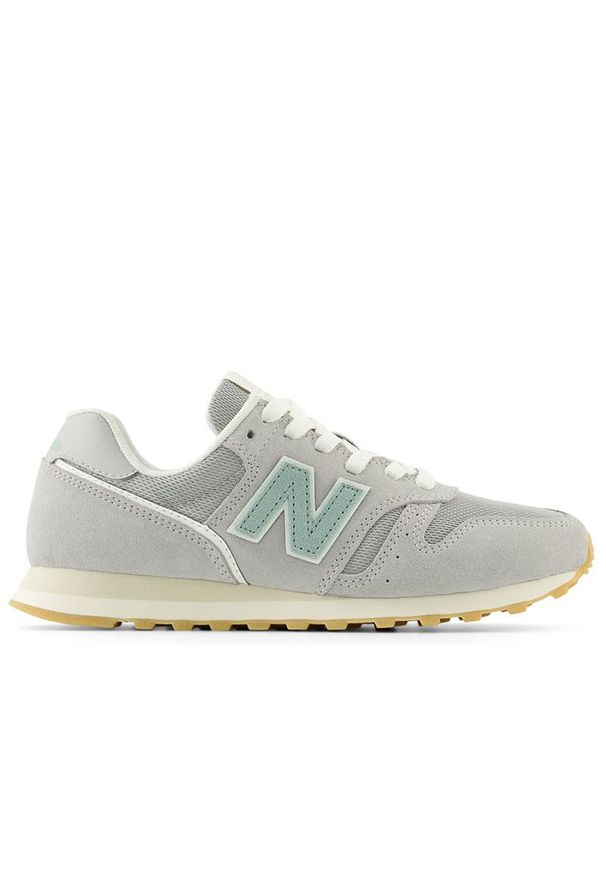 Buty New Balance WL373TK2 - szare. Okazja: na co dzień. Kolor: szary. Materiał: guma, skóra, zamsz, materiał, syntetyk. Szerokość cholewki: normalna. Model: New Balance 373