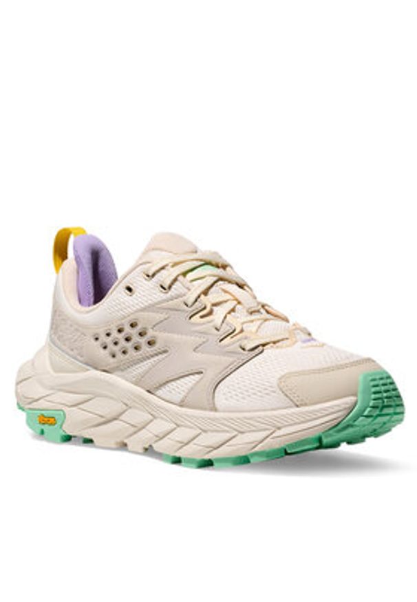 HOKA - Hoka Trekkingi Anacapa Breeze Low 1127921 Beżowy. Kolor: beżowy. Materiał: materiał