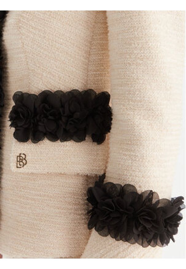 Babylon Marynarka S00750 Écru Regular Fit. Materiał: syntetyk