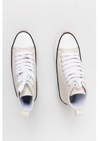 Answear Lab - Trampki. Nosek buta: okrągły. Zapięcie: sznurówki. Kolor: beżowy. Szerokość cholewki: normalna. Obcas: na platformie. Styl: wakacyjny #3