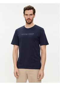 Jack & Jones - Jack&Jones T-Shirt Setra 12247985 Granatowy Standard Fit. Kolor: niebieski. Materiał: bawełna #1