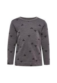Dziecięca koszulka z długim rękawem Hummel Mini Wool. Kolor: szary. Długość rękawa: długi rękaw. Długość: długie #1
