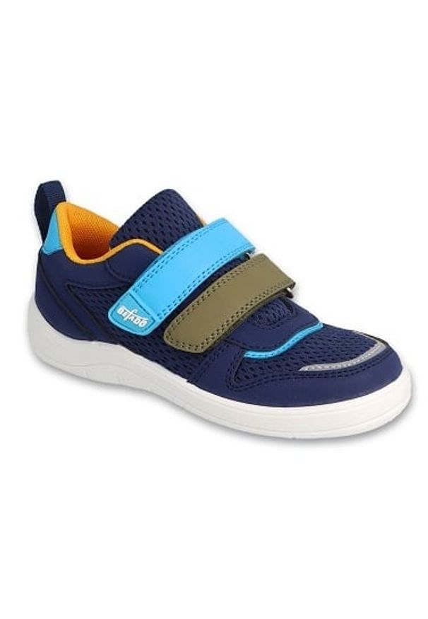 Befado obuwie dziecięce navy blue/orange 452Y005 niebieskie. Kolor: niebieski