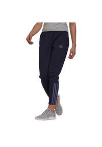 Adidas - Spodnie adidas Essentials 3-Stripes W H07806. Kolor: niebieski