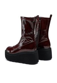 Jenny Fairy Botki LS5796-02A Bordowy. Kolor: czerwony. Materiał: skóra #6