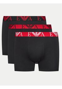 Emporio Armani Underwear Komplet 3 par bokserek 111473 4F715 38121 Czarny. Kolor: czarny. Materiał: bawełna