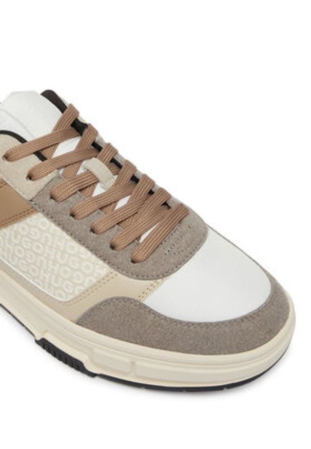 Hugo - HUGO Sneakersy Yarrow 50563588 Kolorowy. Materiał: skóra. Wzór: kolorowy