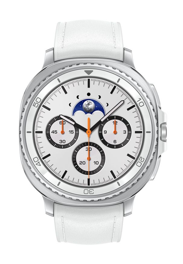 SAMSUNG - Samsung Galaxy Watch 8 Classic LTE 47mm Biały (L505). Kolor: biały