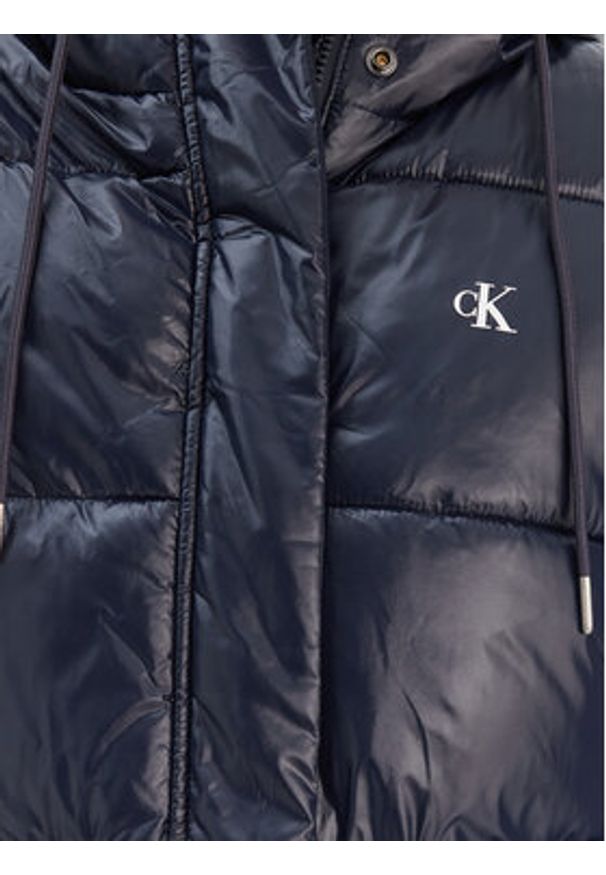 Calvin Klein Jeans Kurtka zimowa LV047D506G Granatowy Relaxed Fit. Kolor: niebieski. Materiał: syntetyk. Sezon: zima
