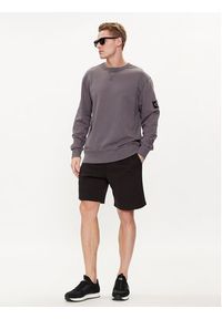 Calvin Klein Jeans Szorty sportowe Logo Repeat J30J325129 Czarny Regular Fit. Kolor: czarny. Materiał: bawełna, syntetyk. Styl: sportowy #2