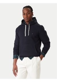 TOMMY HILFIGER - Tommy Hilfiger Bluza Essential MW0MW37230 Granatowy Regular Fit. Kolor: niebieski. Materiał: syntetyk, bawełna #1
