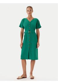 Tatuum Sukienka letnia Loria T2543.193 Zielony Regular Fit. Kolor: zielony. Materiał: lyocell. Sezon: lato