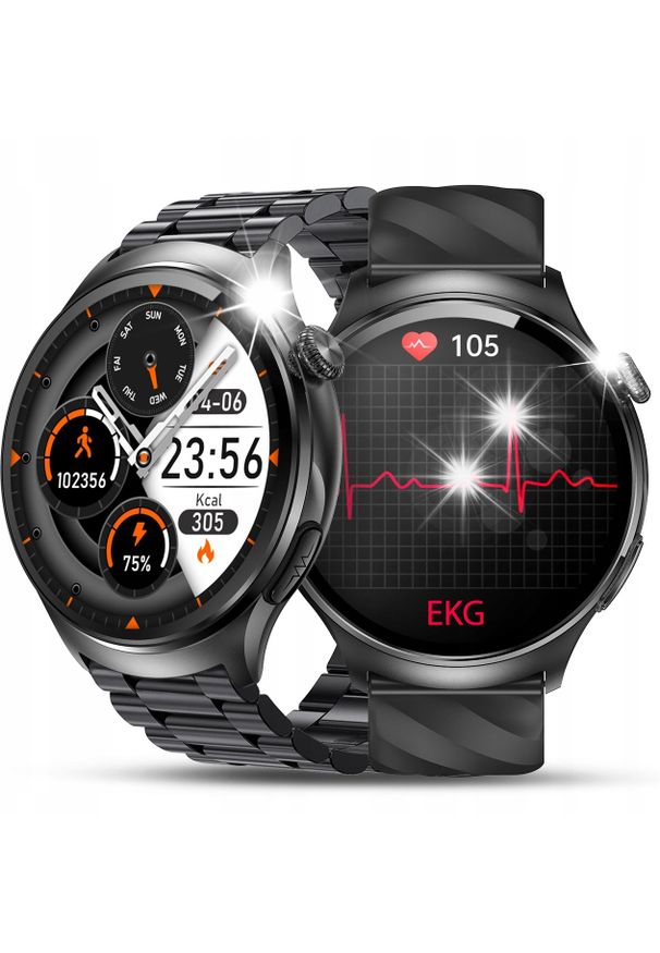 Smartwatch JG Smart Smartwatch dla Seniora Menu po Polsku | Pomiar EKG Ciśnienie Tętno Tlen. Rodzaj zegarka: smartwatch