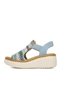 Rieker Sandały CEO-69172-91 Niebieski. Kolor: niebieski. Materiał: materiał #2