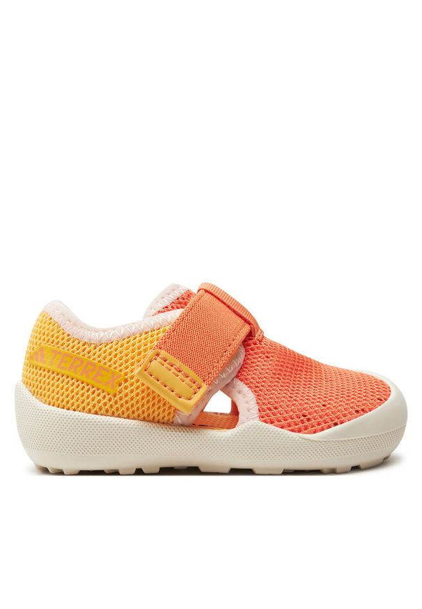 Adidas - Sandały adidas. Kolor: pomarańczowy