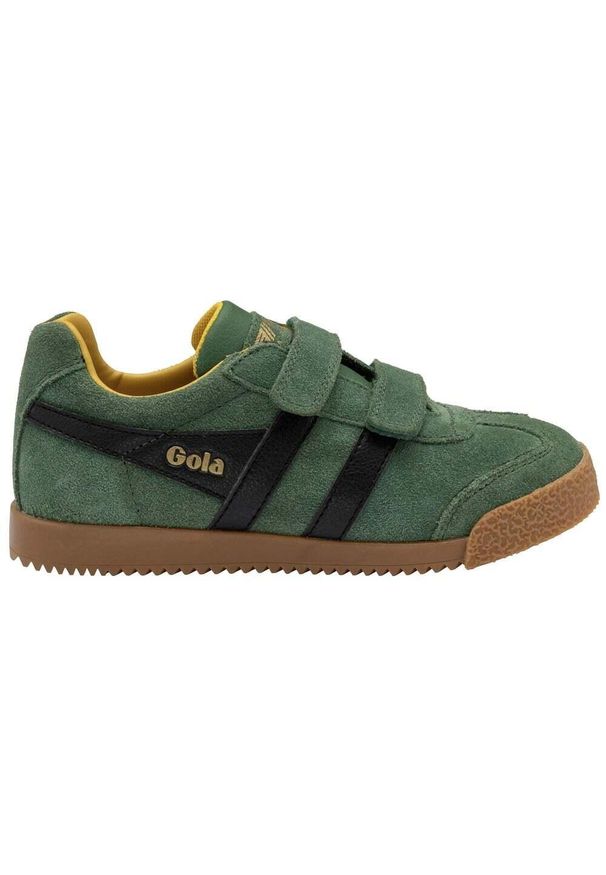 Sneakersy dla dzieci Gola Harrier Strap. Okazja: na co dzień. Kolor: wielokolorowy, czarny, zielony