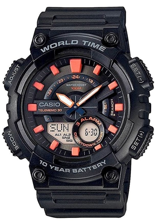 Casio - Zegarek Męski CASIO Gerton AEQ-110W-1A2VDF + BOX