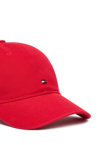 TOMMY HILFIGER - Tommy Hilfiger Czapka z daszkiem Flag Soft 6 Panel AM0AM13426 Czerwony. Kolor: czerwony. Materiał: materiał, bawełna #3