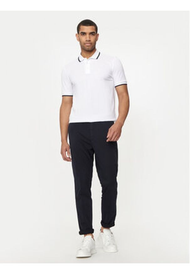 BOSS - Boss Polo Parlay 190 50494697 Biały Regular Fit. Typ kołnierza: polo. Kolor: biały. Materiał: bawełna