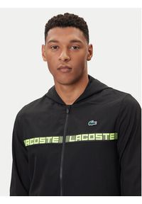 Lacoste Dres WH4757 Czarny Regular Fit. Kolor: czarny. Materiał: syntetyk #5