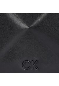 Calvin Klein Torebka Quilt K60K611664 Czarny. Kolor: czarny. Materiał: skórzane