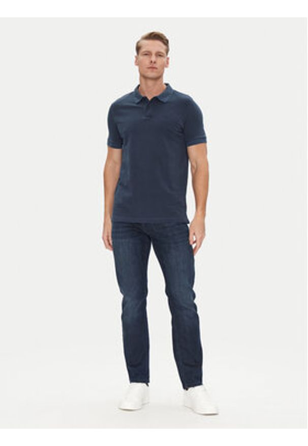 JOOP! Jeans Polo 15 JJJ-02Ambrosian 30045619 Granatowy Modern Fit. Typ kołnierza: polo. Kolor: niebieski. Materiał: bawełna
