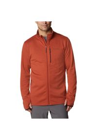 columbia - Sweter polarowy męski Columbia Park View Fleece Full Zip. Typ kołnierza: polo. Kolor: wielokolorowy, żółty, pomarańczowy. Materiał: polar. Sezon: zima, jesień. Sport: turystyka piesza #1