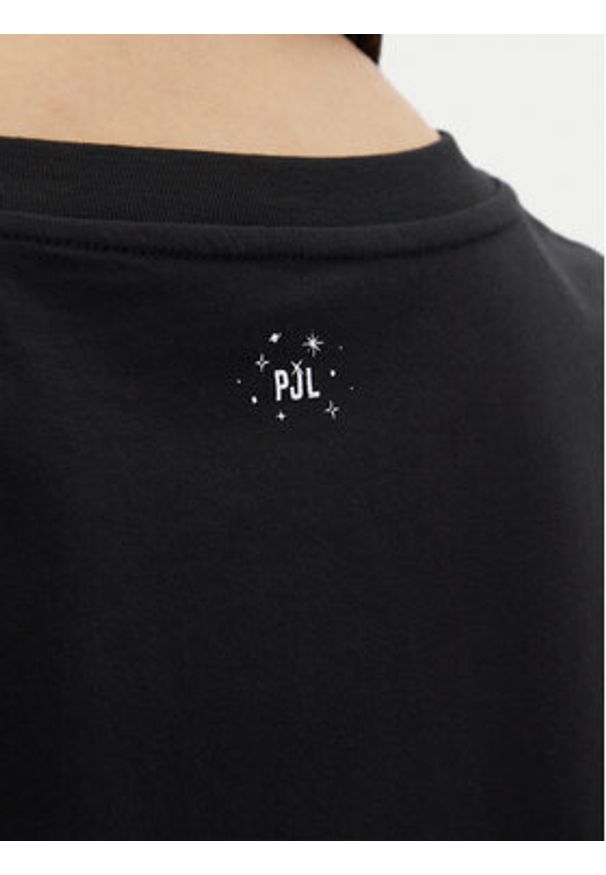 Pepe Jeans T-Shirt Lira PL505996 Czarny Regular Fit. Kolor: czarny. Materiał: bawełna